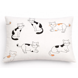 Наволочка 1 шт 50x70 см ранфорс Веселі котики Love You