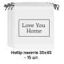 Набор сумок для хранения на завязках 35х45-15 шт. LoveYouHome