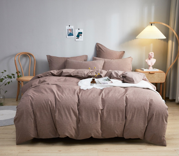 Постільна білизна Love You (сімейна) Варена бавовна Мокко