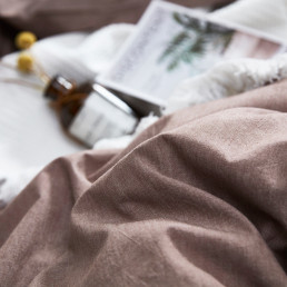 Постільна білизна Love You (сімейна) Варена бавовна Мокко