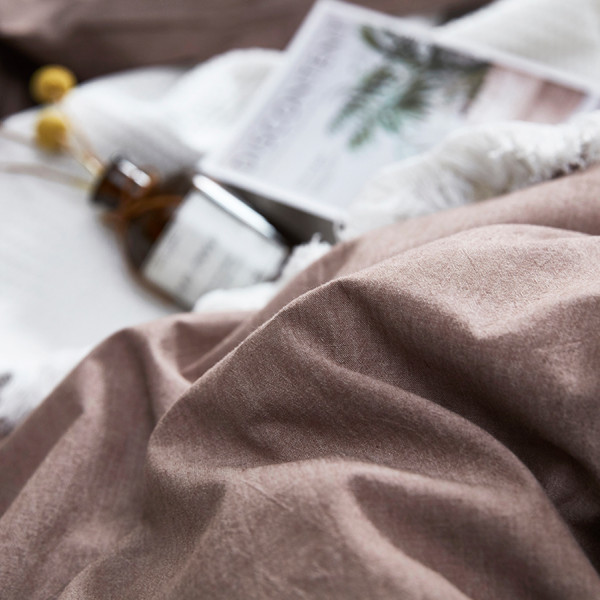 Постільна білизна Love You (сімейна) Варена бавовна Мокко