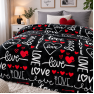 Плед фліс велсофт Love 150x200 см Love You