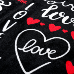 Плед фліс велсофт Love 150x200 см Love You