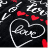 Плед фліс велсофт Love 150x200 см Love You