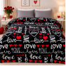 Плед фліс велсофт Love 150x200 см Love You