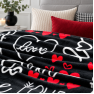 Плед фліс велсофт Love 150x200 см Love You