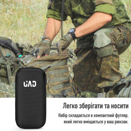 Набір UAD для чищення зброї калібри 7.62 (.30) та 5.56 (.223) з килимком AR-15 90х30см