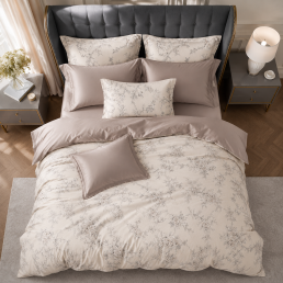 Комплект постільної білизни Love You, Сімейний 160×220х2, тенсель 300TC, Grace