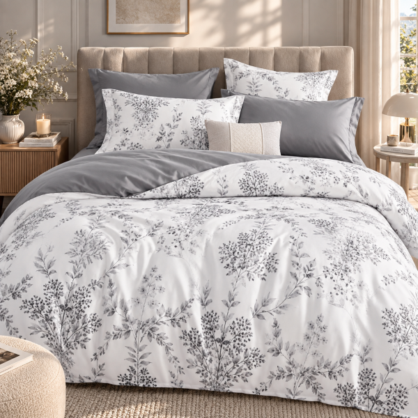 Комплект постільної білизни Love You, Сімейний 160×220х2, тенсель 300TC, Willow