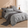 Комплект постільної білизни Love You, Сімейний 160×220х2, тенсель 300TC, Silver