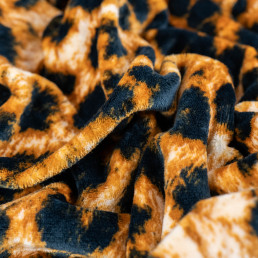 Плед флісовий Sherpa Дикий Леопард двосторонній Love You