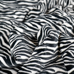 Плед флісовий Sherpa Зебра двосторонній Love You