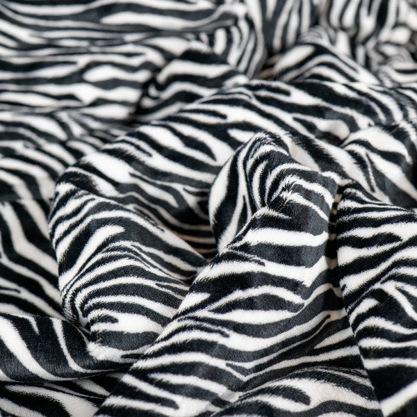 Плед флісовий Sherpa Зебра двосторонній Love You