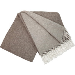 Плед Кашеміровий 2 кольори білий-бежевій Love You