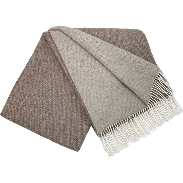 Плед Кашеміровий 2 кольори білий-бежевій Love You