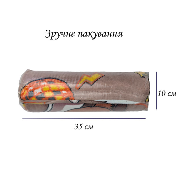 Плед фліс Капібари та гуси 150x200 см Love You