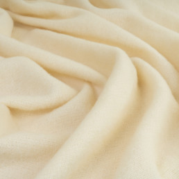 Плед тревел 100% вовна білий 140×220 см з ременем Love You