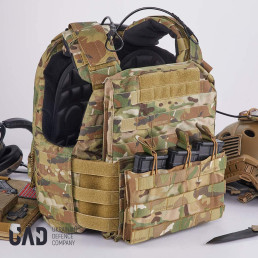Підсумок військовий потрійний для магазинів AK/AR UAD Мультикамуфляж