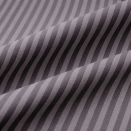 Простирадло на гумці бязь 160х200+25см Смужка Сіра Love You