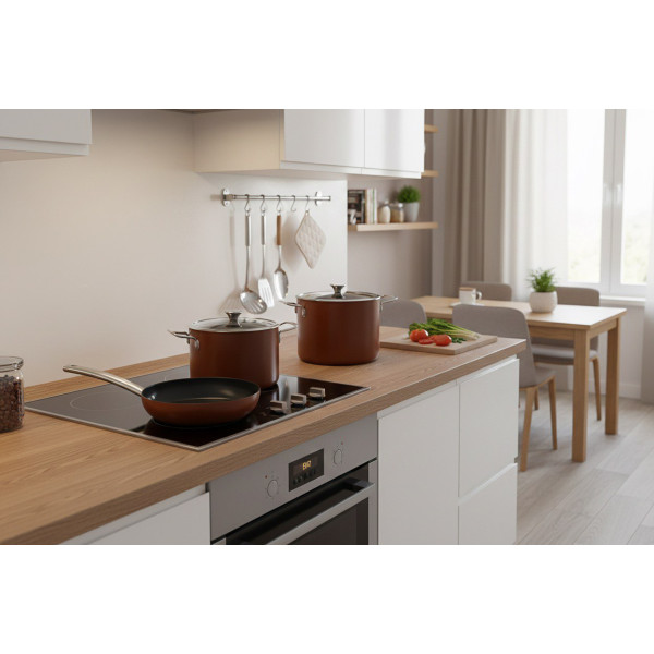 Сотейник V NATURE із кришкою VITRINOR 28 см 4 л