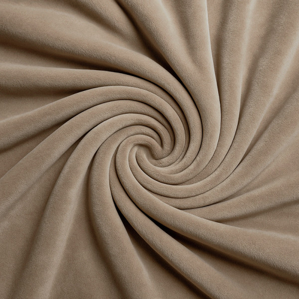 Чохол на стілець універсальний велюровий капучино Love You