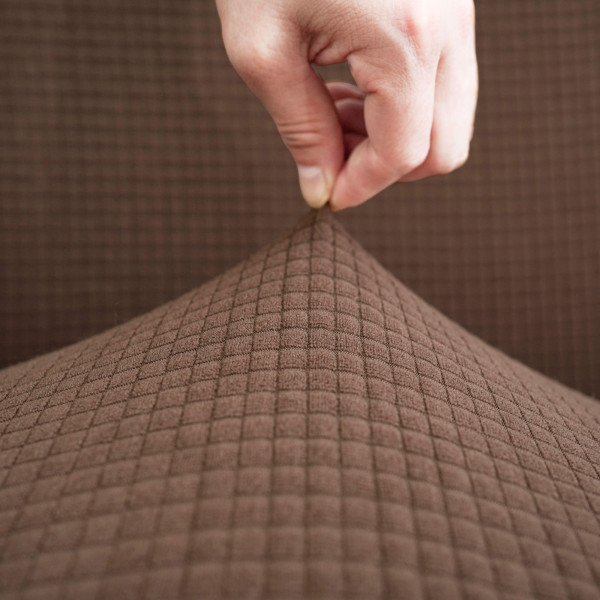 Чохол на диван 3-місний Corn Fleece коричневий Love You