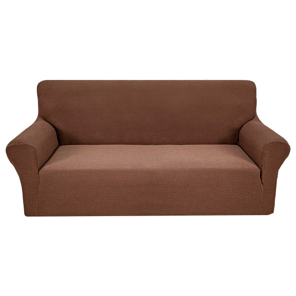 Чохол на диван 3-місний Corn Fleece коричневий Love You