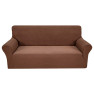 Чохол на диван 3-місний Corn Fleece коричневий Love You