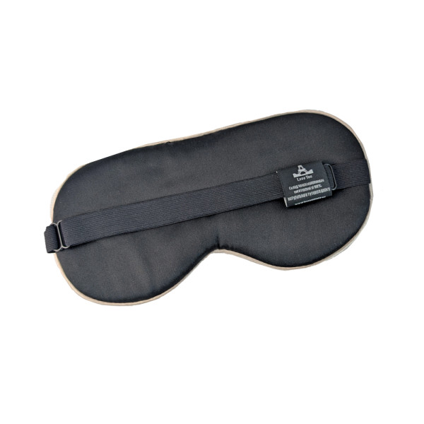 Шелковый набор Маска для сна, беруши и косметичка Love You Бежевый 100% шелк