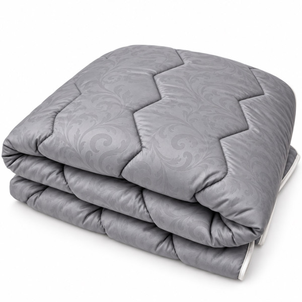 Одеяло шерстяное зимнее серое (400г/м2) Vladi
