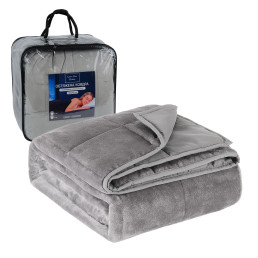 Ковдра велюрова обтяжена 6 кг антистресова 150х200 см Love You