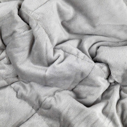 Ковдра велюрова обтяжена 6 кг антистресова 150х200 см Love You