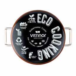 Каструля антипригарна V NATURE з кришкою 20 см 2.7 л VITRINOR