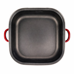 Жаровня антипригарна GARNET з кришкою VITRINOR 27 см 3.5 л