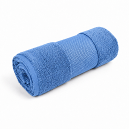 Рушник махровий однотонний блакитний LoveYouHome
