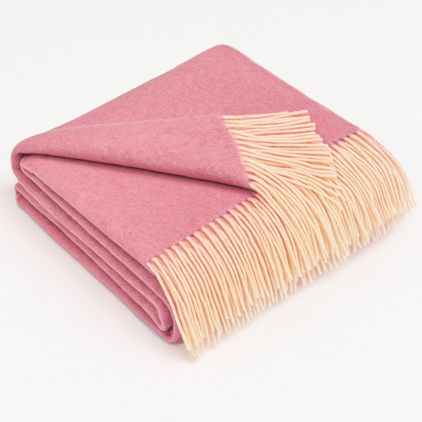 Плед Love You 100% вовна Рожевий 140х200 см