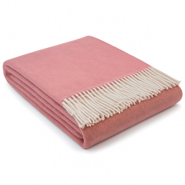 Плед Love You 100% вовна Рожевий 140х200 см