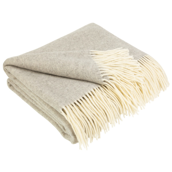 Плед Love You 100% вовна Світло-бежевий 140х200 см