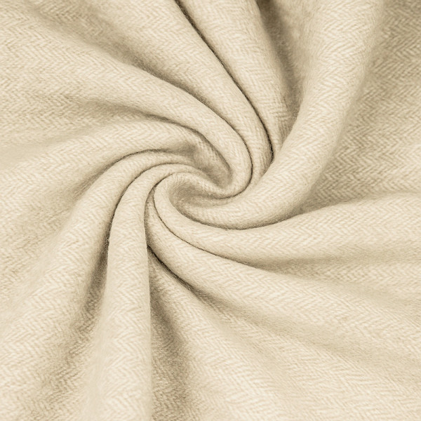 Плед Love You 100% вовна Світло-бежевий 140х200 см