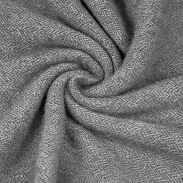 Плед Love You 100% вовна Сірий 140х200 см