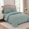Постільна білизна Євро мікрофібра Страйп шалфейна LoveYouHome