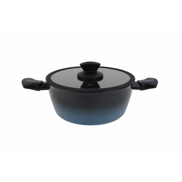 Каструля з кришкою ALBORAN із антипригарним покриттям VITRINOR 24 см 3.8 л