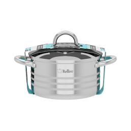 Каструля з нержавіючої сталі із кришкою BERGAMO BOLLIRE 20 см 3.1 л