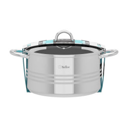 Каструля з нержавіючої сталі із кришкою BERGAMO BOLLIRE 30 см 10 л