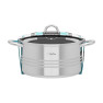 Каструля з нержавіючої сталі із кришкою BERGAMO BOLLIRE 30 см 10 л
