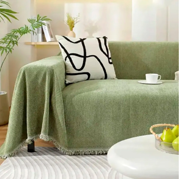 Накидка-покривало на диван 180х220 Оливкова MP13 Love You