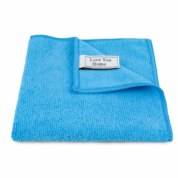 Серветка з мікрофібри універсальна блакитна 30х30 см LoveYouHome