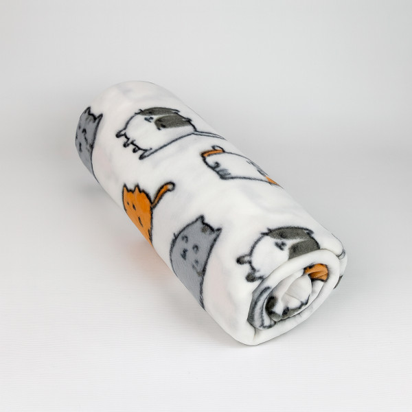 Плед легкий флісовий Веселі котики 150x200 см Love You