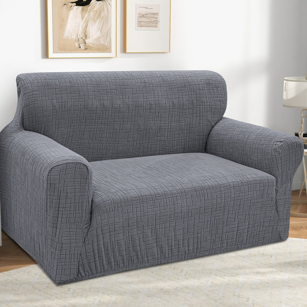 Чохол на диван 2-місний New Corn Fleece сірий Love You