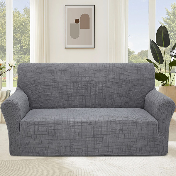 Чохол на диван 3-місний New Corn Fleece сірий Love You